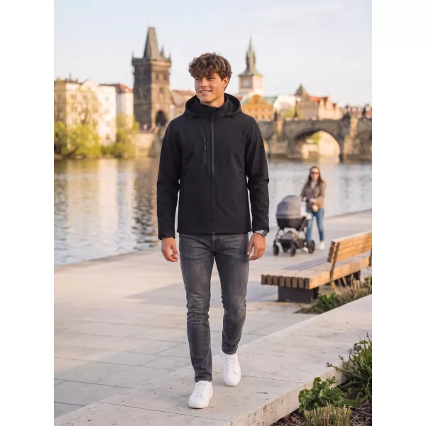  Herren-Softshelljacke ALTISPORT NoPrint NP/ALM845 EBENHOLZGRAU 