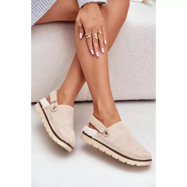  Damenhausschuhe BOTO LINNEOLA 34719 BEIGE 