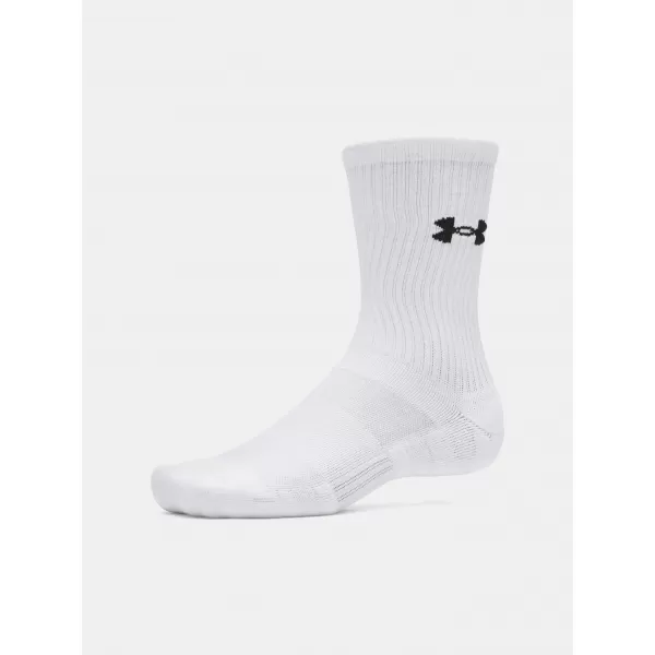  Socken UNDER ARMOUR PERFORMANCE COTTON 3P CRW 6009685-100 WEIß 