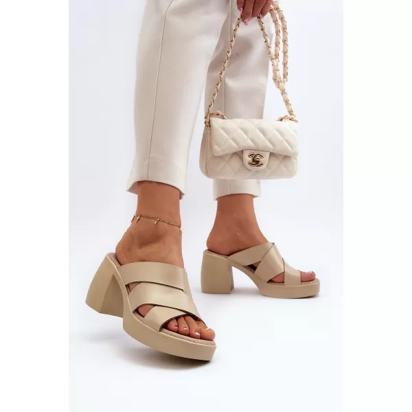  Damen-Flip-Flops ZAZOO 40373 BEIGE 