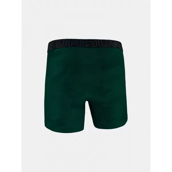  Herren-Boxershorts UNDER ARMOUR UA PERFORMANCE TECH - PRINT 6IN - 1PK 1383875-338 GRÜN 