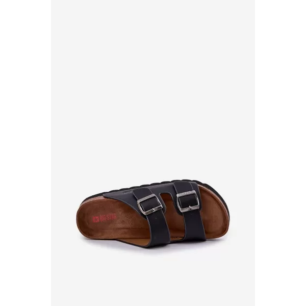  Herrenhausschuhe BIG STAR NN174531 SCHWARZ Big Star Shoes 