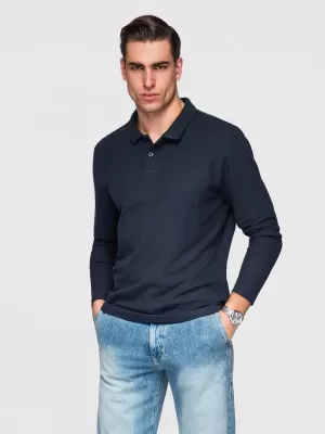 Herren-T-Shirt OMBRE OM-POBL-0162 MARINEBLAU