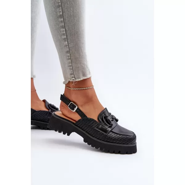  Damensandalen D&A MR38-656 SCHWARZ 