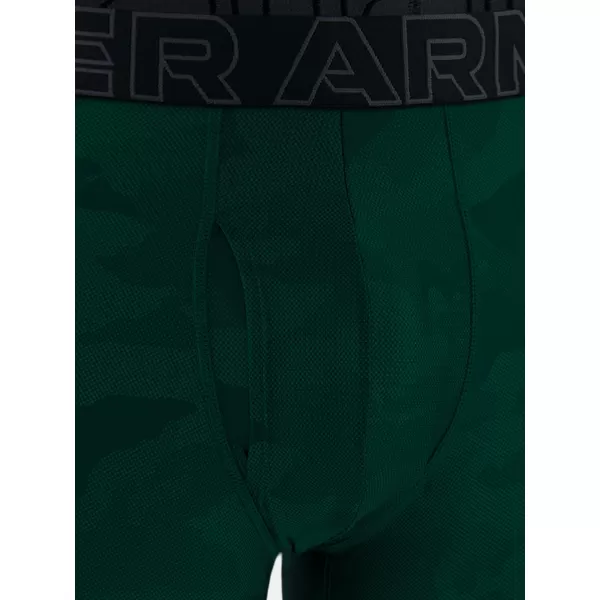  Herren-Boxershorts UNDER ARMOUR UA PERFORMANCE TECH - PRINT 6IN - 1PK 1383875-338 GRÜN 