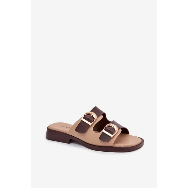  Damenhausschuhe BOTO DANELLE 41337 KAFFEE/BEIGE 