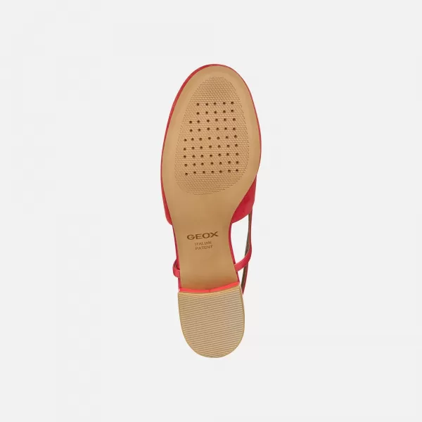  Ballerinas für Damen GEOX VIRNILISA B G012911 ROT 