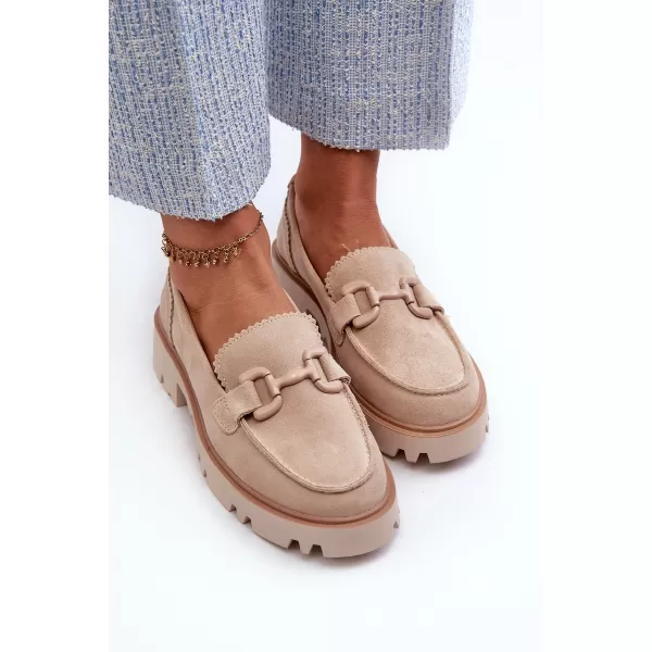  Damenmokassins D&A TW117 BEIGE 