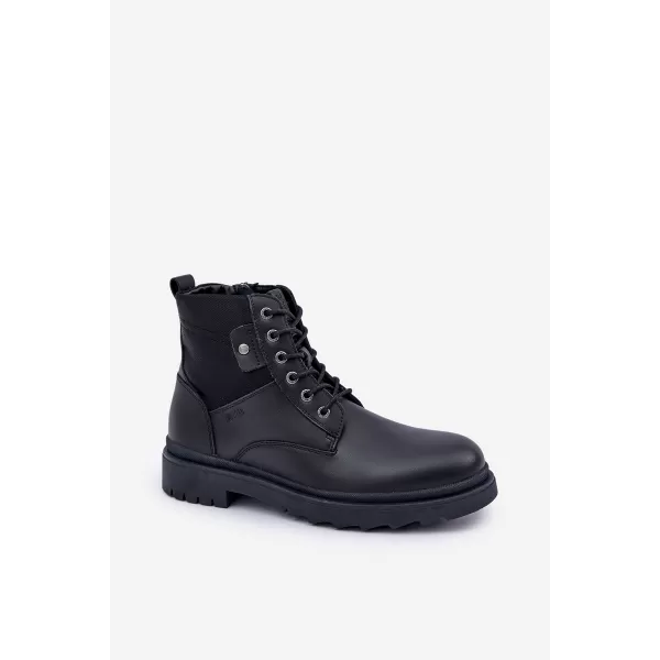  Herrenschuhe BIG STAR OO174166 SCHWARZ Big Star Shoes 