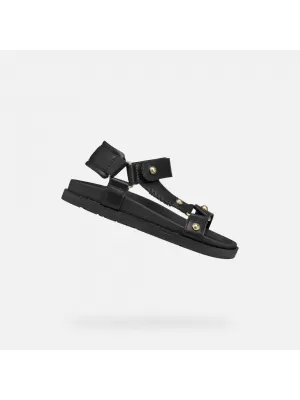 Sandalen für Mädchen GEOX SANDAL FOAMMENTERA J65P0D000BCC9999 SCHWARZ