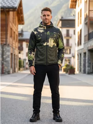 Premium-Softshelljacke für Herren ALTISPORT VOJ/ALM125JACK01 MASKE/GRN