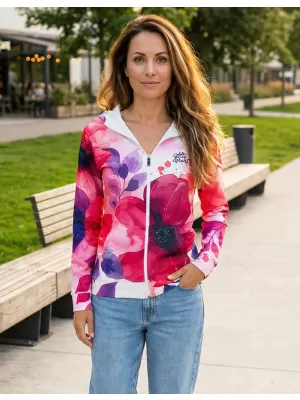 Hochwertiges Damen-Sweatshirt mit Reißverschluss ALTISPORT VOJ/ALW127MI02 ROSA