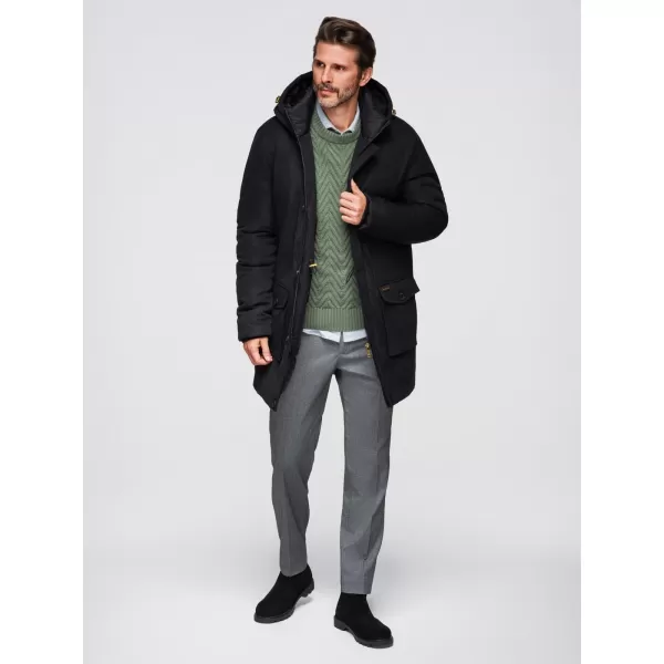  Herrenparka OMBRE OM-JAPJ-0287 SCHWARZ 