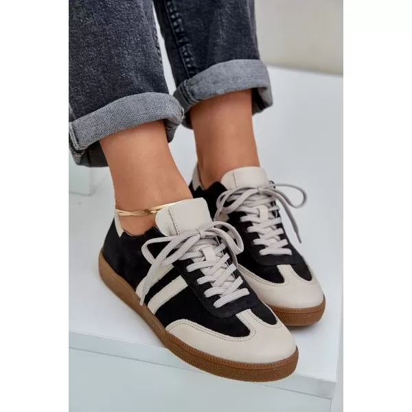  Damen-Sneaker ZAZOO N1068 SCHWARZ 