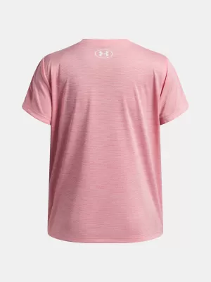 Mädchen-T-Shirt UNDER ARMOUR TECH TWIST WDMK LOGO SS 6007134-600 ROSA
