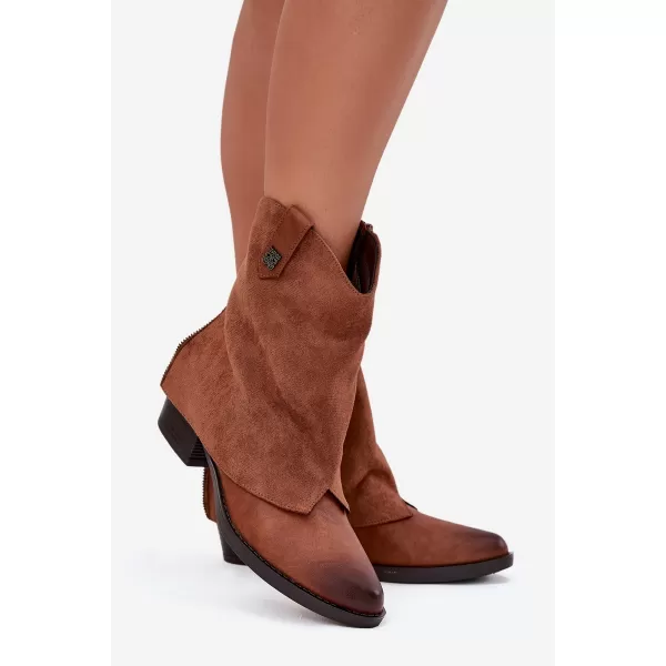  Damenschuhe mit Absatz BOTO SYLVETTE 39097 KAMEL 