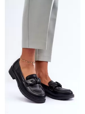 Damenmokassins S.BARSKI HY335 SCHWARZ