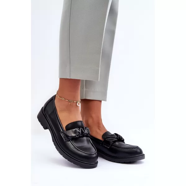  Damenmokassins S.BARSKI HY335 SCHWARZ 