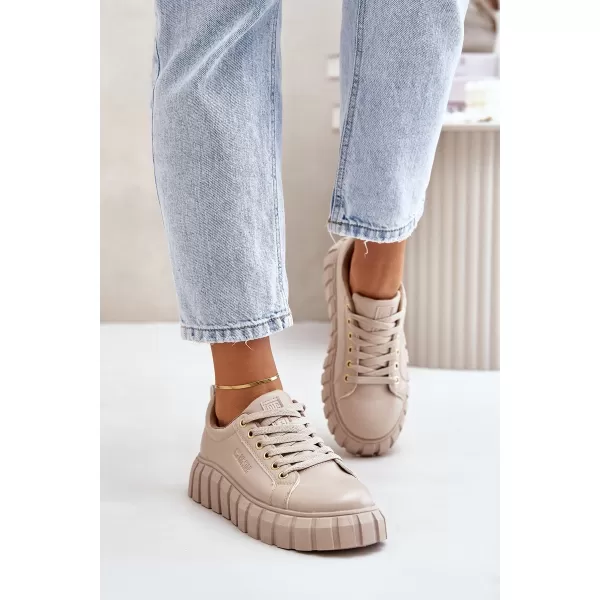  Damenschuhe BIG STAR MM274618 BEIGE Big Star Shoes 