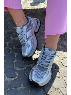Damen-Sneaker BIG STAR RR274A193 GRAU Big Star Shoes