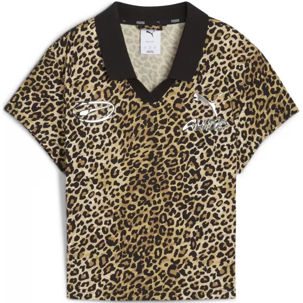  Damen-T-Shirt PUMA X A$AP ROCKY BABY TEE 636099-05 WARMES BEIGE/AOP 