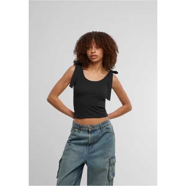  Damen-T-Shirt URBAN CLASSICS TB7520A SCHWARZ/SCHWARZ 