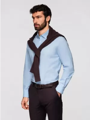 Herrenhemd OMBRE K699 BLAU