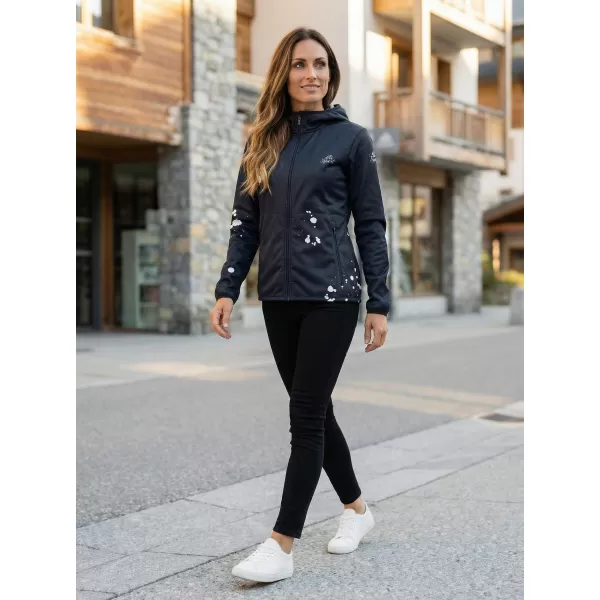  Premium-Softshelljacke für Damen ALTISPORT VOJ/ALW077JACK01 SCHWARZ 