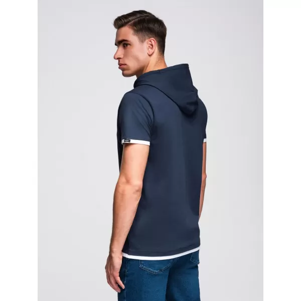  Herren-T-Shirt OMBRE OM-TSCT-0256 MARINEBLAU 