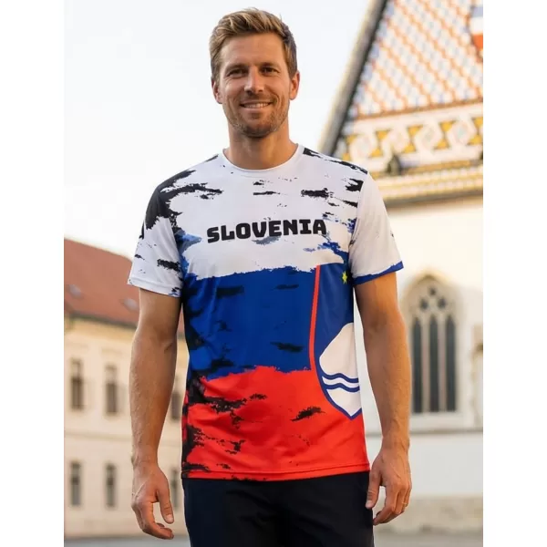  Premium-T-Shirt für Herren ALTISPORT VOJ/ALM036SI/TR01 SLOWENIEN 