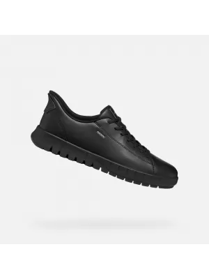 Herren-Sneaker GEOX FLEXTRIDE PLUS G014652 SCHWARZ