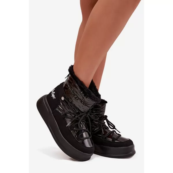  Winterstiefel für Damen LEE COOPER LCJ-25-3-3814 SCHWARZ 