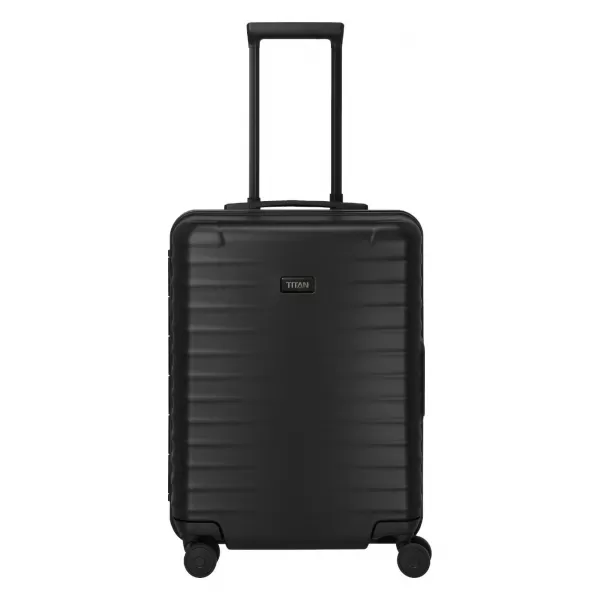  Koffer an Bord TITAN Overseas S20 NACHTSCHATTEN SCHWARZ 