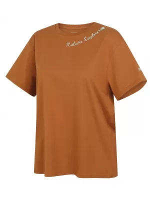 Damen-T-Shirt HUSKY TEE NATURE L BRAUN
