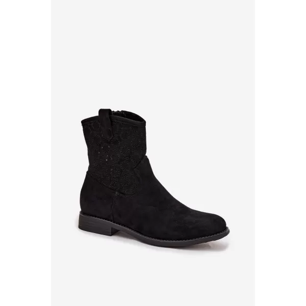  Damenschuhe S.BARSKI HY52-530 SCHWARZ 