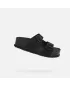 Damenhausschuhe GEOX SANDYBETT HIGH G012956 SCHWARZ