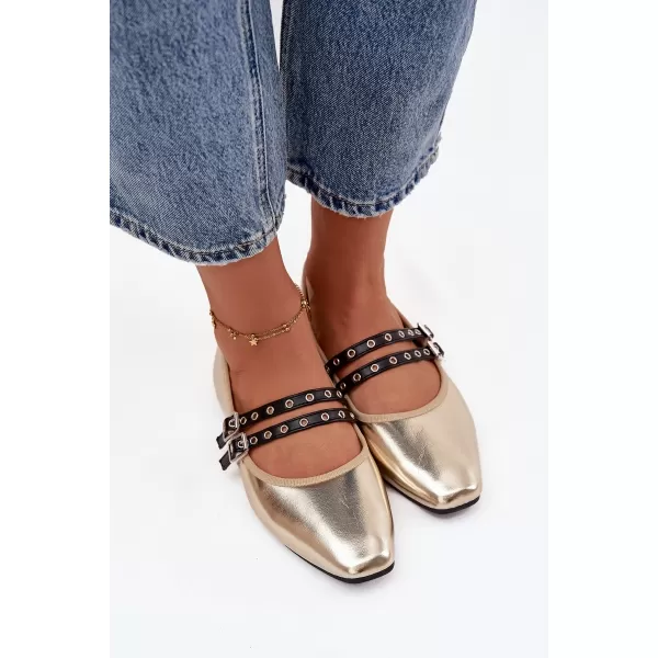  Ballerinas für Damen BOTO DELIORA 40483 GOLD 