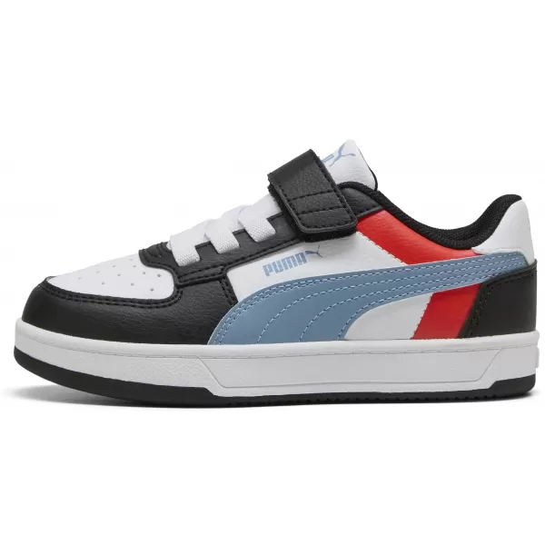  Kinderschuhe PUMA CAVEN 2.0 BLOCK AC+ PS 394462-17 PUMA WEIß/COOL BLAU/SCHWARZ 