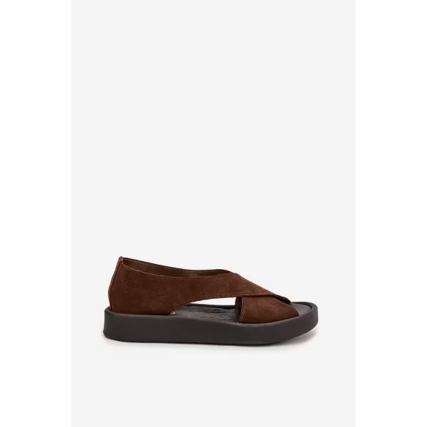  Damensandalen ZAZOO 3196 BRAUN 