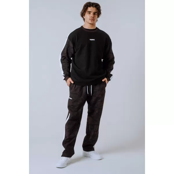  Kapuzenpullover mit entspannter Passform POWER 903 DARK BROWN CAMO Nebbia 