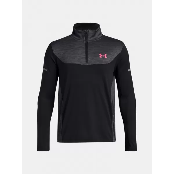  T-Shirt für Jungen UNDER ARMOUR UA TECH UTILITY 1/4 ZIP 6005141-001 SCHWARZ 