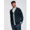 Herren-Cardigan OMBRE OM-SWCD-0152 MARINEBLAU
