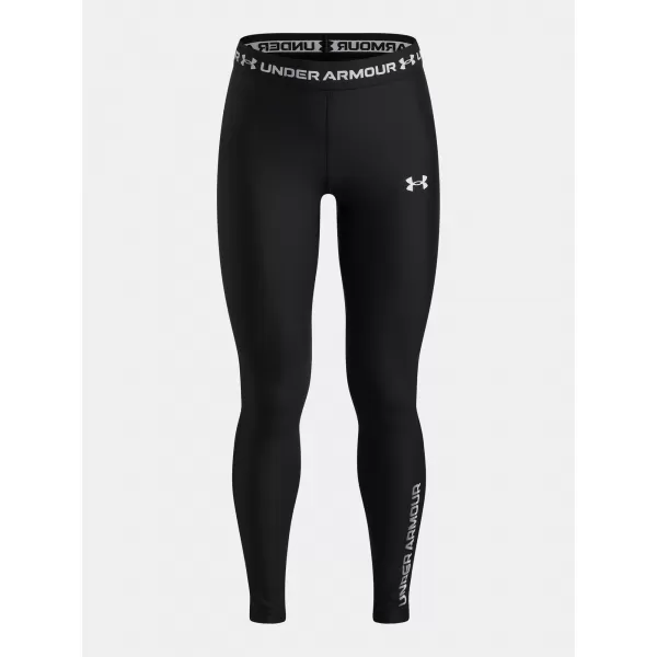  Leggings für Mädchen UNDER ARMOUR HEATGEAR GRAPHIC LEGGING 6012636-001 SCHWARZ 