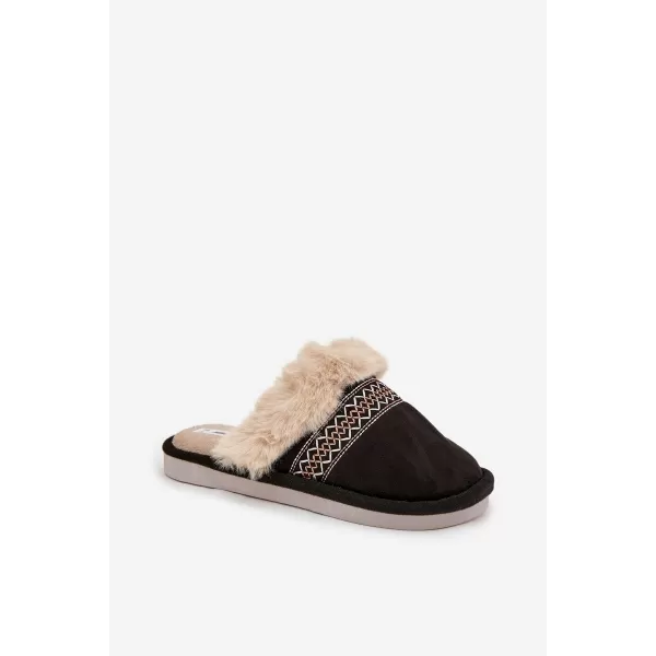  Damenhausschuhe BOTO DEVIANNE 40781 SCHWARZ 