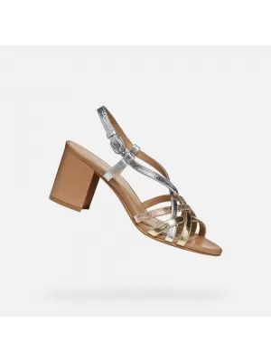 Damensandalen GEOX VIRNILISA 65 S G012824 GOLDEN