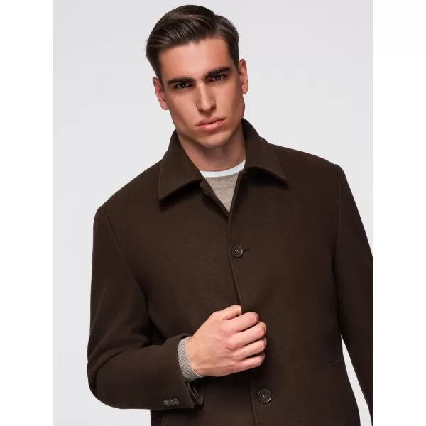  Herrenmantel OMBRE OM-COWC-0135 BRAUN 