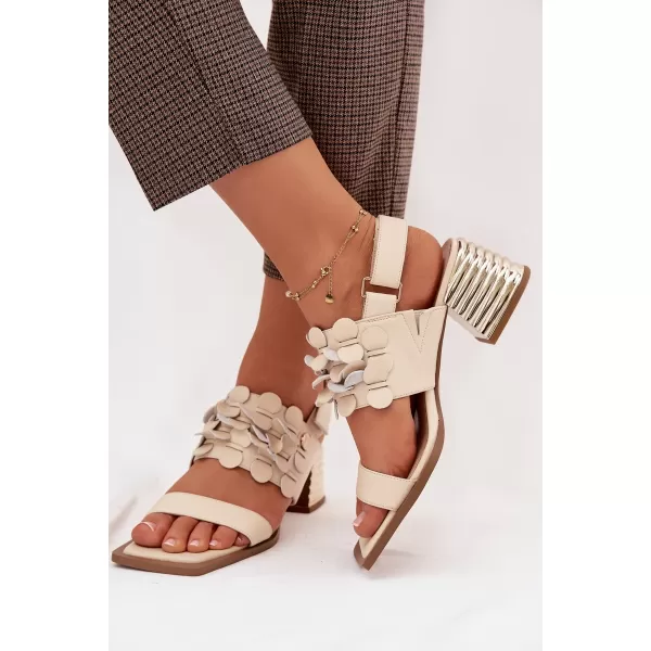  Damensandalen D&A CR61-3062 BEIGE 