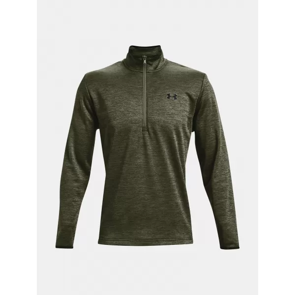  Herren-Sweatshirt UNDER ARMOUR UA ARMOUR FLEECE 1/2 ZIP GRÜN 