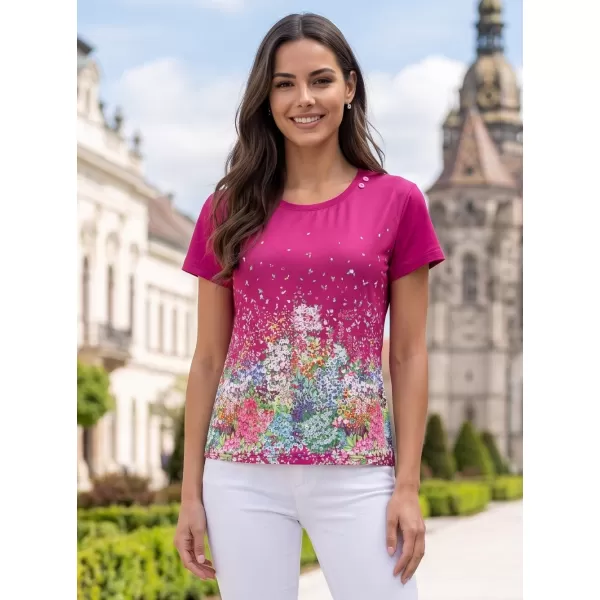  Damen-T-Shirt ALTISPORT HELINA ROT 