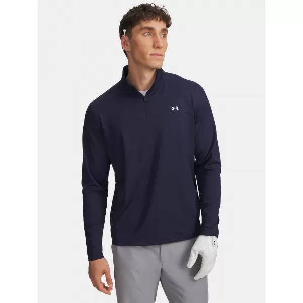  Herren-T-Shirt UNDER ARMOUR UA T2G 1/4 ZIP 6010129-410 BLAU 